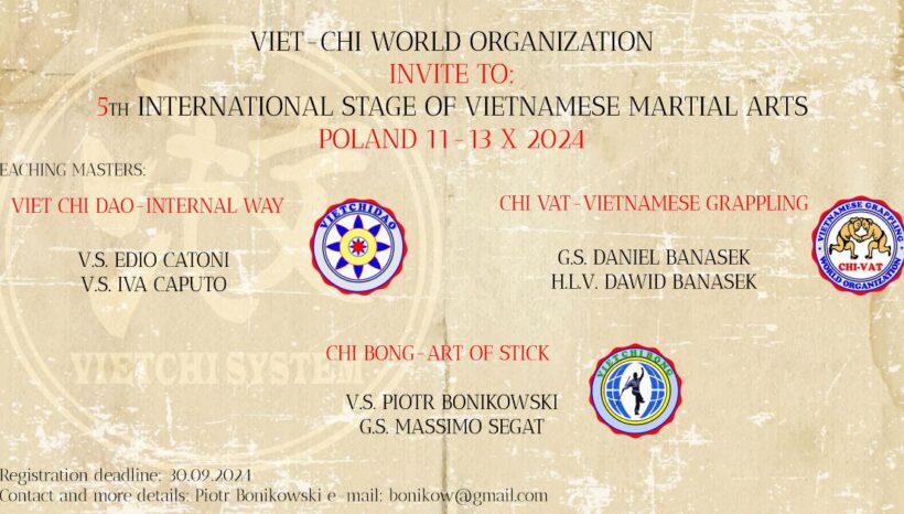 5ᵒ STAGE INTERNAZIONALE DI ARTI MARZIALI VIETNAMITE